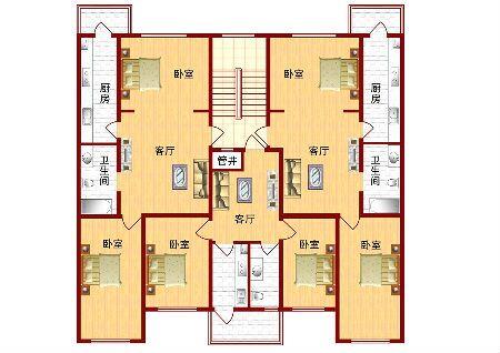 风水学上非常完美的户型